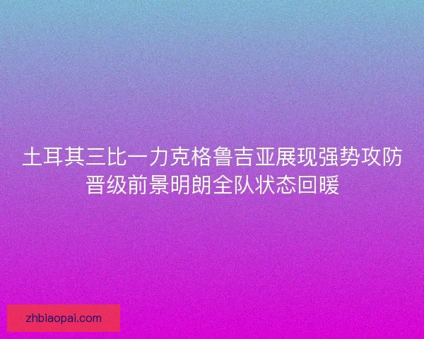 土耳其三比一力克格鲁吉亚展现强势攻防晋级前景明朗全队状态回暖 土耳其三比一力克格鲁吉亚展现强势攻防晋级前景明朗全队状态回暖